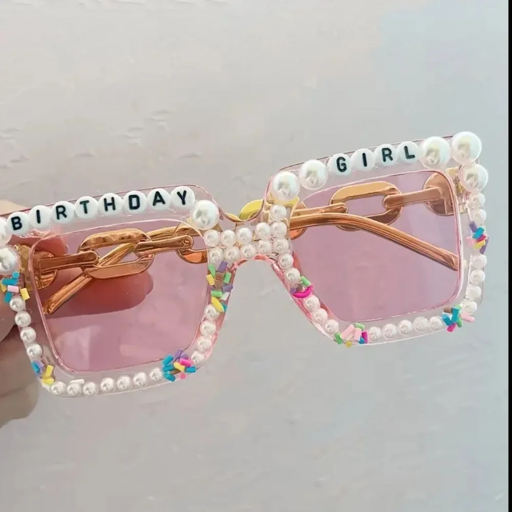Birthday Girl Pink Glasses